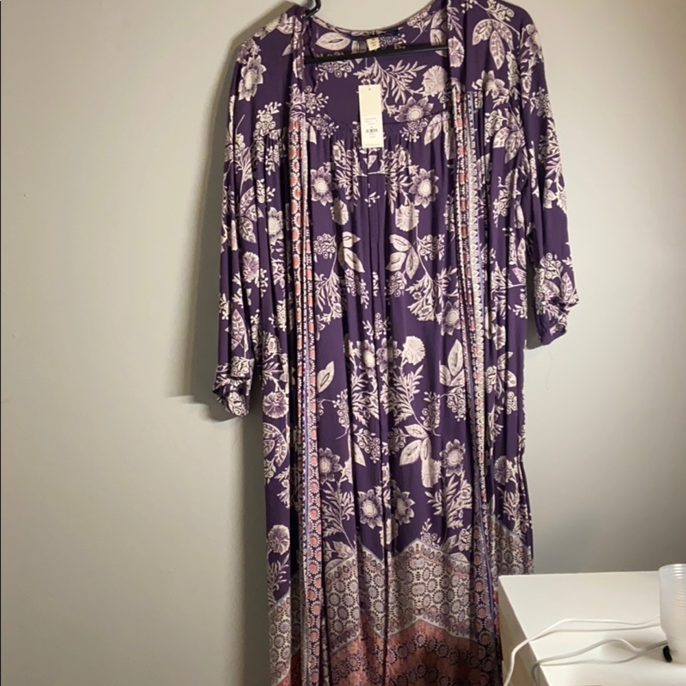 Francescas purple, pink and white kimono